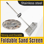 Stainless Steel Sand Screen Collapsible Beach Screen Crab Trap Fishing Gear V528-SUS-SAND-SCREEN-217967