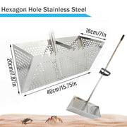 Stainless Steel Sand Screen Collapsible Beach Screen Crab Trap Fishing Gear V528-SUS-SAND-SCREEN-217967