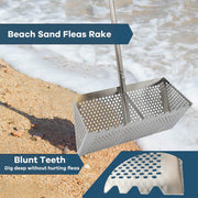 Stainless Steel Sand Screen Collapsible Beach Screen Crab Trap Fishing Gear V528-SUS-SAND-SCREEN-217967