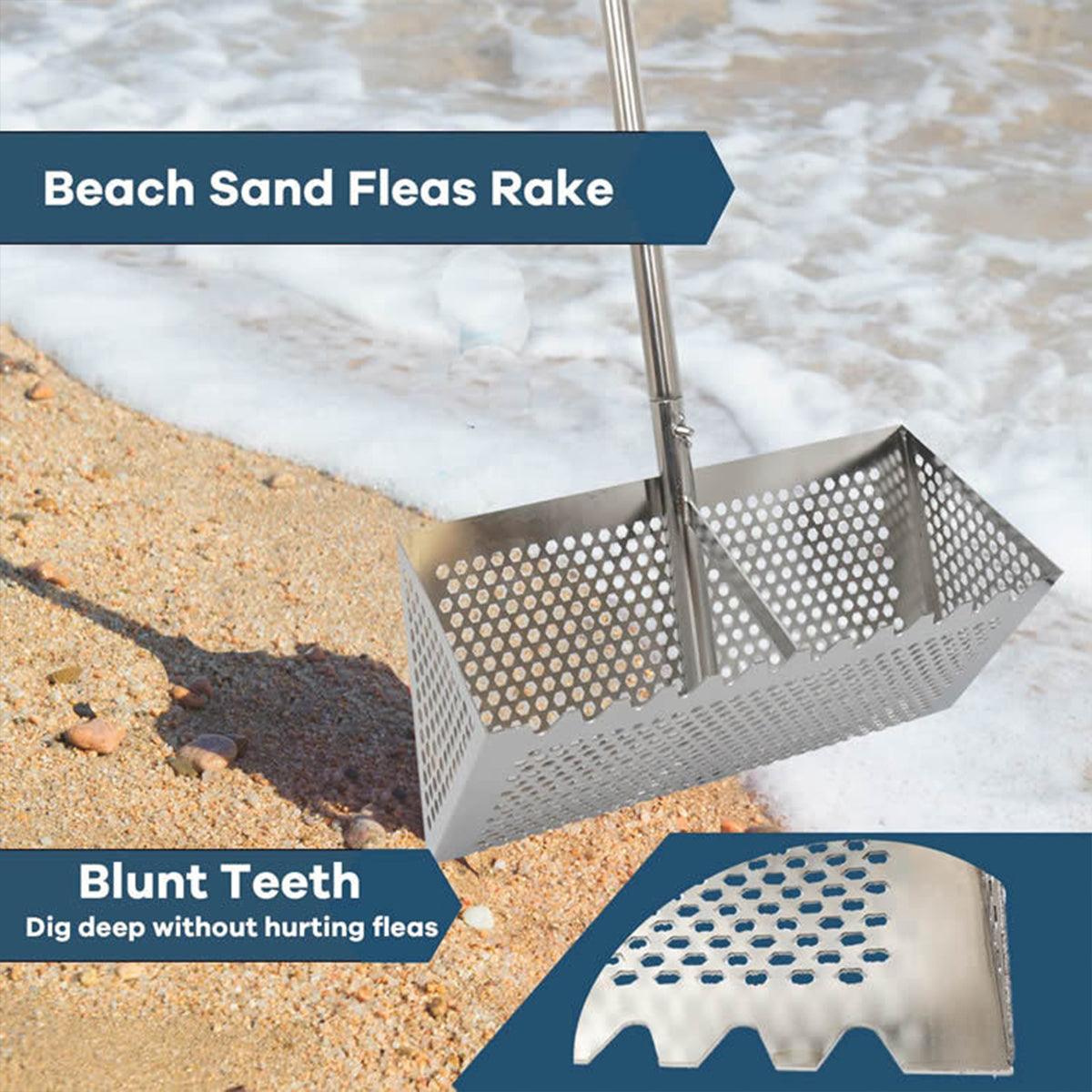 Stainless Steel Sand Screen Collapsible Beach Screen Crab Trap Fishing Gear V528-SUS-SAND-SCREEN-217967