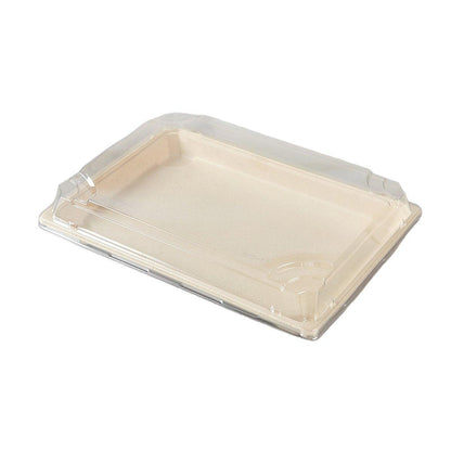 50pcs Eco-Friendly Sushi Box Rectangular Biodegradable Lunch Packaging Plate - 21.8 cm x 9.1 cm x 4.5 cm V528-SUSHI-BOX-50PCS-2-180406