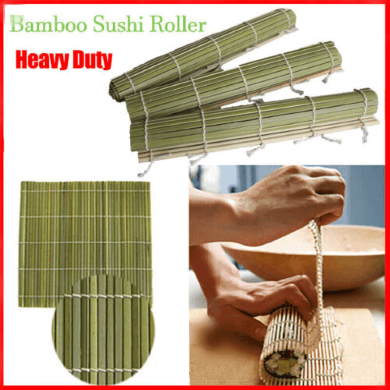 Heavy Duty Bamboo Sushi Mat Rice Roller Roll Maker Tool Diy Kit Mold Kitchen Au V528-SUSHIMAT-254708