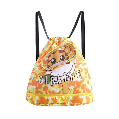 Waterproof Swim Backpack Durable Storage Bag Beach Pool Outdoor Travel - Yellow-Small (Single layer) V528-SWIMMINGBAG-YELLOW-S-270216