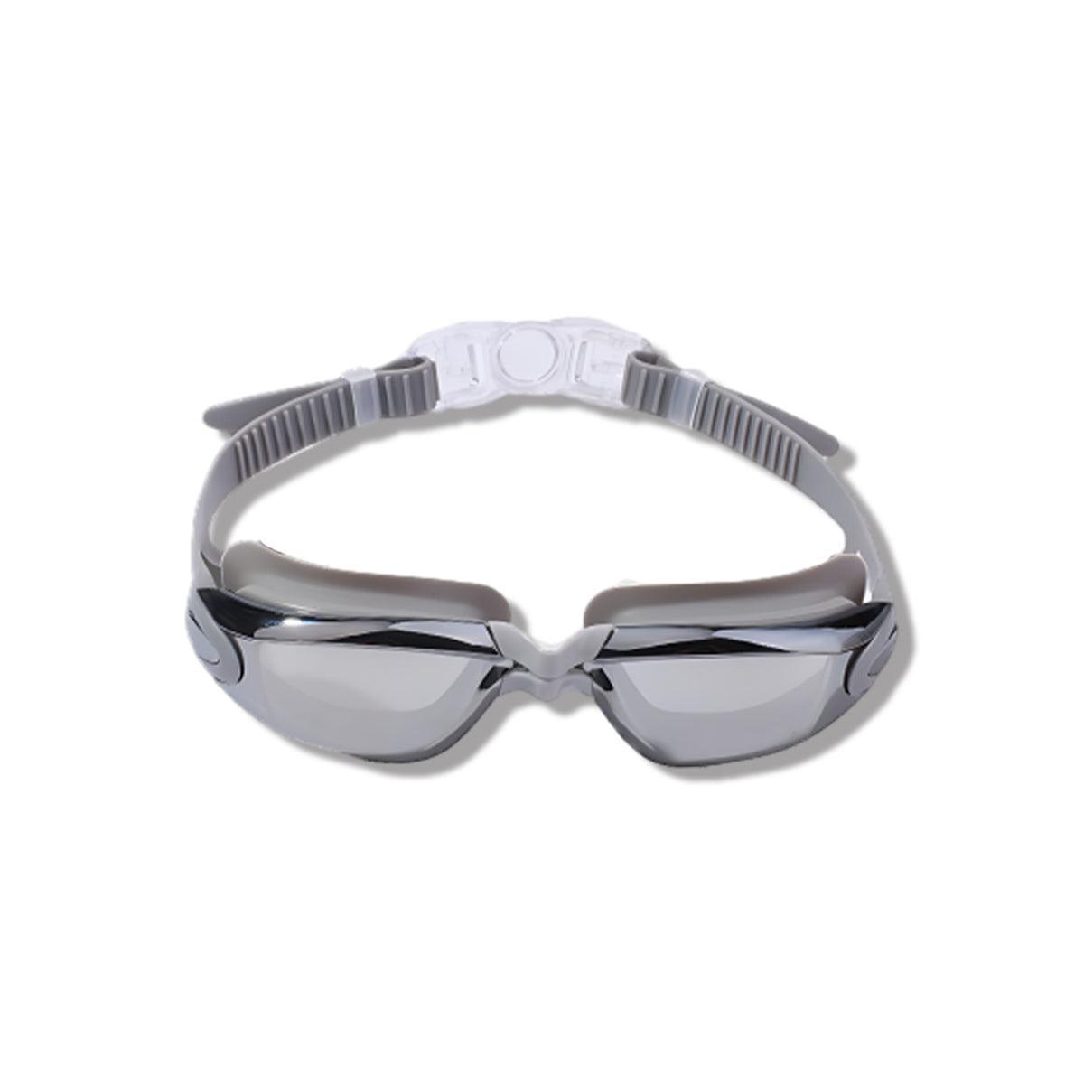 Unisex Swimming Goggles Waterproof Anti Fog Adjustable Swim Glasses for Men Women - Grey V528-SWIMMINGGOGGLES-GREY-573654