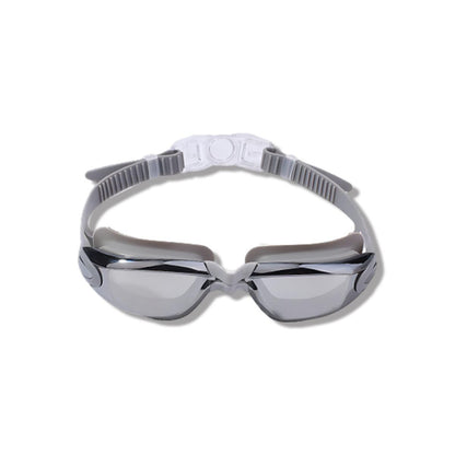 Unisex Swimming Goggles Waterproof Anti Fog Adjustable Swim Glasses for Men Women - Grey V528-SWIMMINGGOGGLES-GREY-573654
