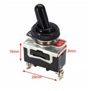 10PCS 12V Waterproof Toggle Switch SPST On Off for Car Dash Control Panel V528-SWITCHWATERPROOF-10PCS-765098