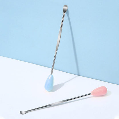 Stainless Steel Earpick Scoop Reusable Earwax Removal Tool Cleaner Kit Unisex - Pink V528-SY133-B0763-PINK-908104
