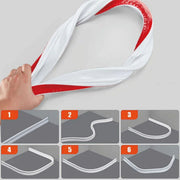100-300CM Silicone Shower Water Barrier Bathroom Waterproof Strip Self-Adhesive - 100CM V528-T-WATER-BARRIER-100CM-801616