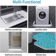 100-300CM Silicone Shower Water Barrier Bathroom Waterproof Strip Self-Adhesive - 100CM V528-T-WATER-BARRIER-100CM-801616