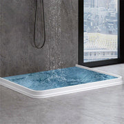 100-300CM Silicone Shower Water Barrier Bathroom Waterproof Strip Self-Adhesive - 100CM V528-T-WATER-BARRIER-100CM-801616