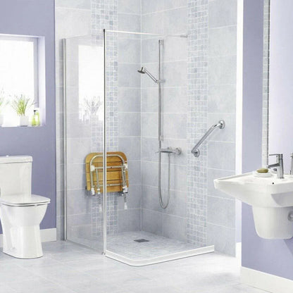 100-300CM Silicone Shower Water Barrier Bathroom Waterproof Strip Self-Adhesive - 100CM V528-T-WATER-BARRIER-100CM-801616