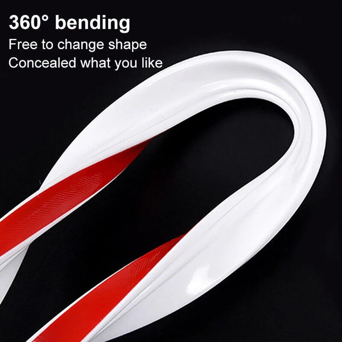 100-300CM Silicone Shower Water Barrier Bathroom Waterproof Strip Self-Adhesive - 100CM V528-T-WATER-BARRIER-100CM-801616