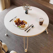 Small Foldable Computer Desk Portable Bed Table Round Home Office Laptop Stand V528-TABLE-50-35CM-577236