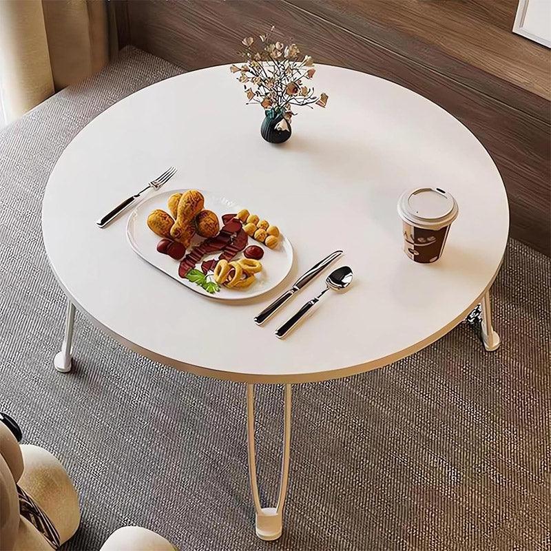 Small Foldable Computer Desk Portable Bed Table Round Home Office Laptop Stand V528-TABLE-50-35CM-577236