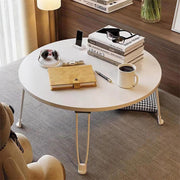 Small Foldable Computer Desk Portable Bed Table Round Home Office Laptop Stand V528-TABLE-50-35CM-577236