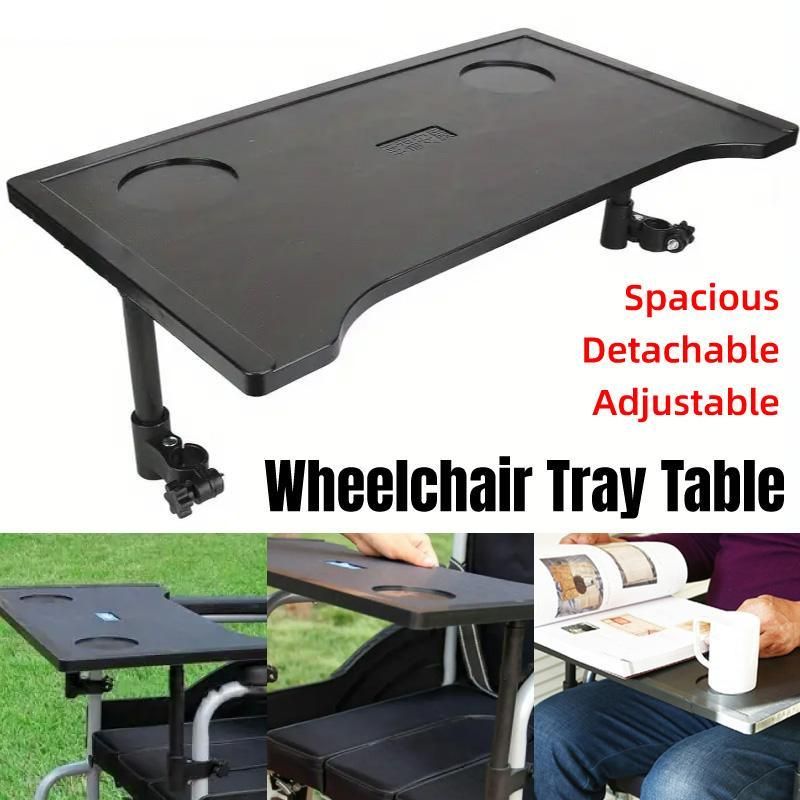 Plastic Dining Table for Wheelchair with Dining Board for Elderly Mobility Use V528-TABLE-734483