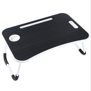 Laptop Bed Table Foldable Lap Standing Desk with Cup Slot for Indoor Picnic Tray - White V528-TABLE-WHITE-774981