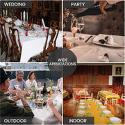 10pcs Round Tablecloth Solid Color Waterproof PEVA Table Cover 213cm Diameter - Red V528-TABLECLOTH-RED-10PCS-905324