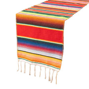 Woven Blanket Tassel Party Tablecloth Home Decoration Table Flags Cover Cloth - Rose Red V528-TABLECLOTH-ROSE-RED-493858