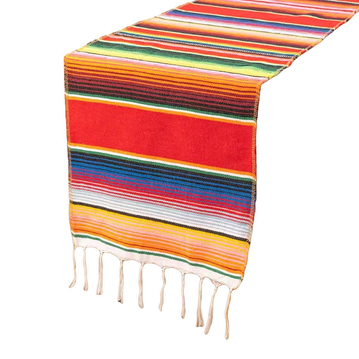 Woven Blanket Tassel Party Tablecloth Home Decoration Table Flags Cover Cloth - Rose Red V528-TABLECLOTH-ROSE-RED-493858