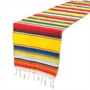Woven Blanket Tassel Party Tablecloth Home Decoration Table Flags Cover Cloth - Rose Red V528-TABLECLOTH-ROSE-RED-493858