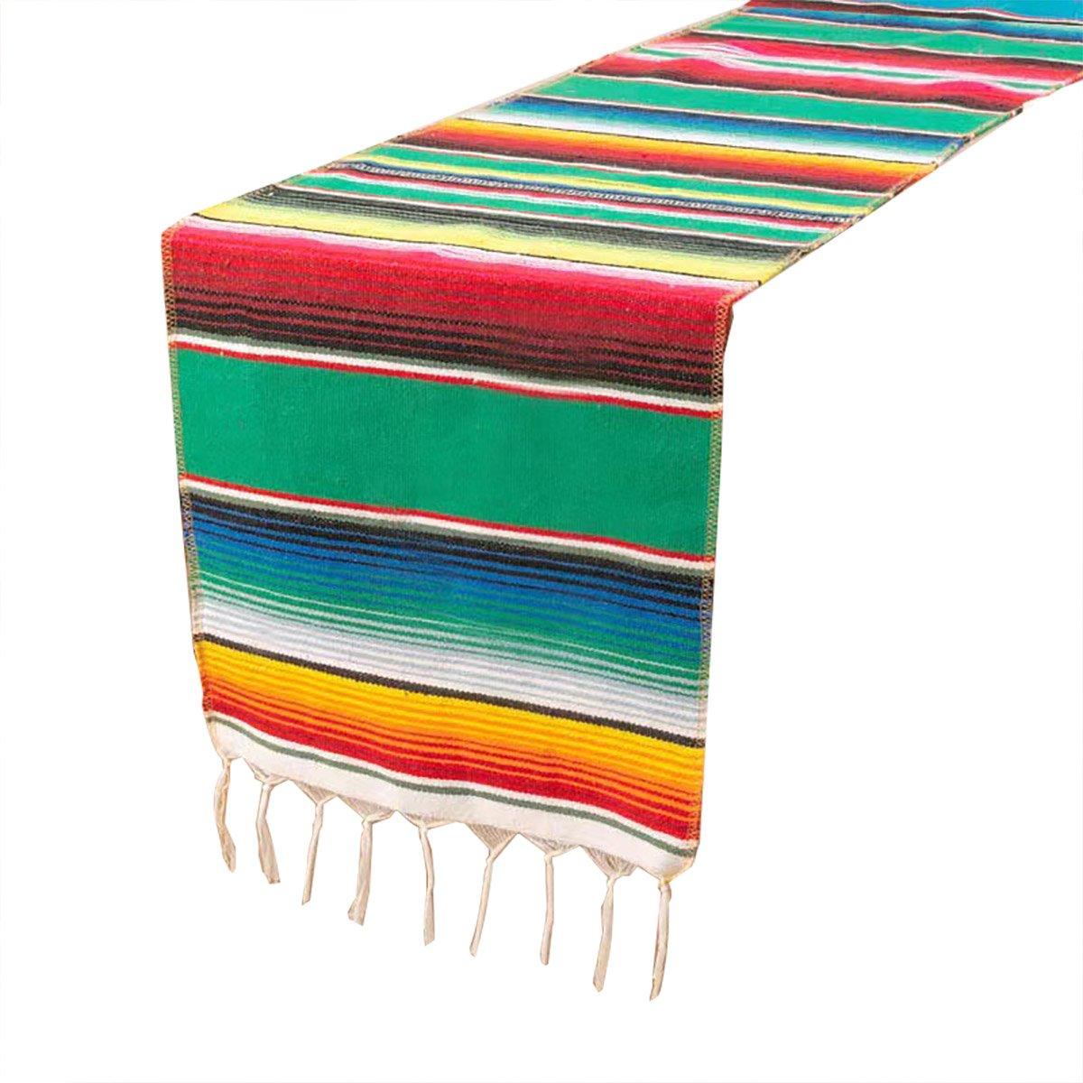 Woven Blanket Tassel Party Tablecloth Home Decoration Table Flags Cover Cloth - Rose Red V528-TABLECLOTH-ROSE-RED-493858