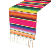 Woven Blanket Tassel Party Tablecloth Home Decoration Table Flags Cover Cloth - Rose Red V528-TABLECLOTH-ROSE-RED-493858
