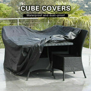Waterproof Outdoor Furniture Cover Garden Patio Rain Uv Table Protector Chair - 123*123*74 V528-TABLECOVER-123-123-74-321097