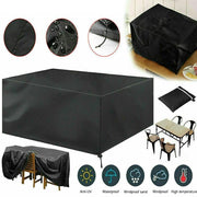 Waterproof Outdoor Furniture Cover Garden Patio Rain Uv Table Protector Chair - 123*123*74 V528-TABLECOVER-123-123-74-321097