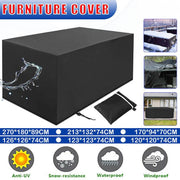 Waterproof Outdoor Furniture Cover Garden Patio Rain Uv Table Protector Chair - 126*126*74 V528-TABLECOVER-126-126-74-880653