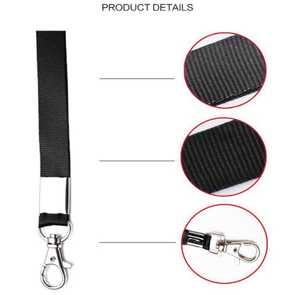 Neck Strap with Clip for ID Badge Name Tag Card Holder Lanyard - Navy Blue V528-TAGROPE-NAVYBLUE-857108