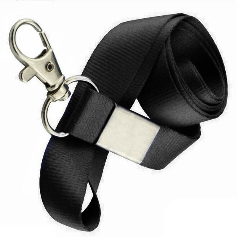 Neck Strap with Clip for ID Badge Name Tag Card Holder Lanyard - Rose Red V528-TAGROPE-ROSERED-83121