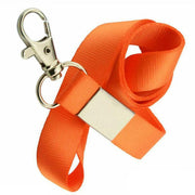 Neck Strap with Clip for ID Badge Name Tag Card Holder Lanyard - Rose Red V528-TAGROPE-ROSERED-83121