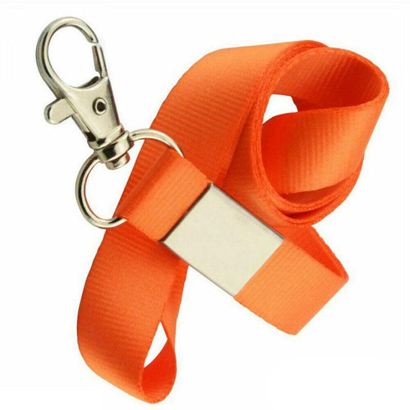 Neck Strap with Clip for ID Badge Name Tag Card Holder Lanyard - Rose Red V528-TAGROPE-ROSERED-83121