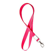 Neck Strap with Clip for ID Badge Name Tag Card Holder Lanyard - Rose Red V528-TAGROPE-ROSERED-83121