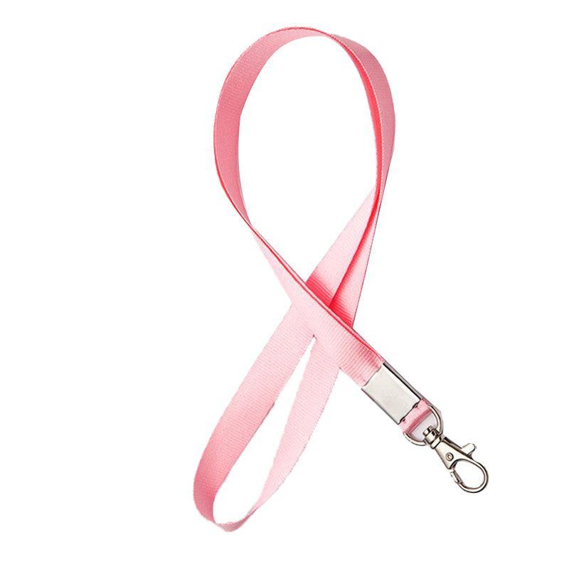 Neck Strap with Clip for ID Badge Name Tag Card Holder Lanyard - Rose Red V528-TAGROPE-ROSERED-83121