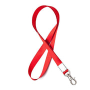 Neck Strap with Clip for ID Badge Name Tag Card Holder Lanyard - Rose Red V528-TAGROPE-ROSERED-83121