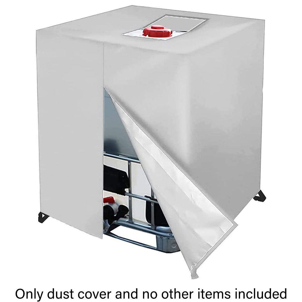 Oxford Cloth Water Tank Cover Dustproof Bucket Protector Heavy Duty Shield Cover V528-TANK-COVER-210D-SILVER-218861