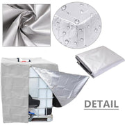 Oxford Cloth Water Tank Cover Dustproof Bucket Protector Heavy Duty Shield Cover V528-TANK-COVER-210D-SILVER-218861
