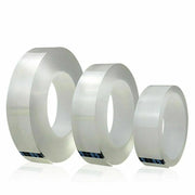 Double Sided Nano Tape Transparent Reusable Adhesive Gel Grip for Home Office - 3cm*2m*2mm (1 Unit) V528-TAPE-3-2-2-1PCS-132101