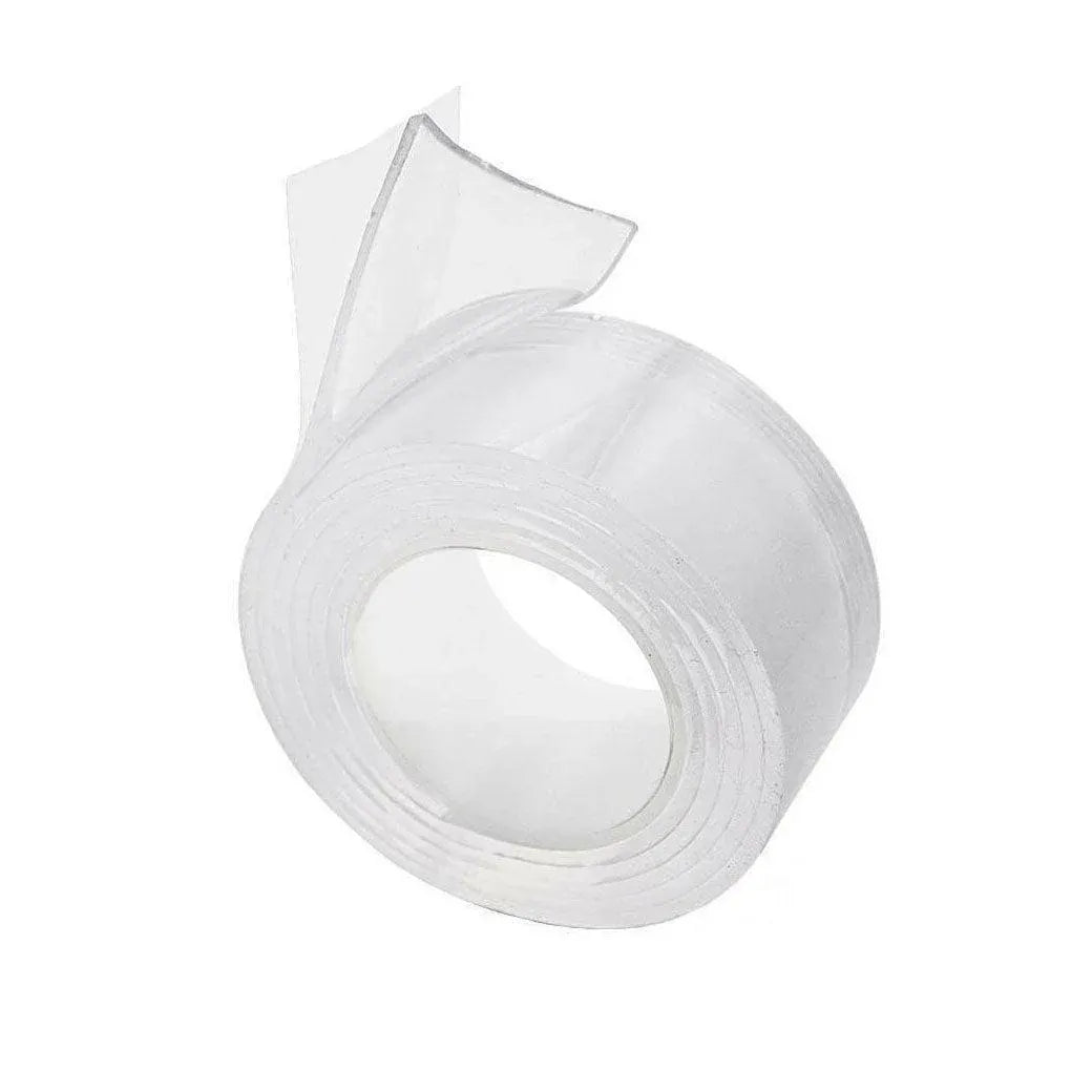 Double Sided Nano Tape Transparent Reusable Adhesive Gel Grip for Home Office - 3cm*2m*2mm (1 Unit) V528-TAPE-3-2-2-1PCS-132101
