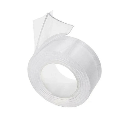 Double Sided Nano Tape Transparent Reusable Adhesive Gel Grip for Home Office - 5cm*1m*1mm (1 Unit) V528-TAPE-5-1-1-1PCS-78726