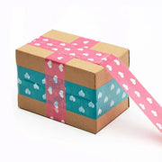 5pcs Cute Personality Packing Sealing Tape Adhesive Heart Design Colourful Glue - Pink V528-TAPES-5PCS-PINK-194752