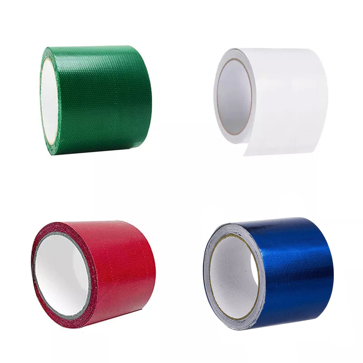 High Adhesive Tarpaulin Repair Tape Tent Awning Fix Patch Waterproof Universal - Green - 8cm x 5m V528-TARPAULIN-2PCS-GREEN-350572