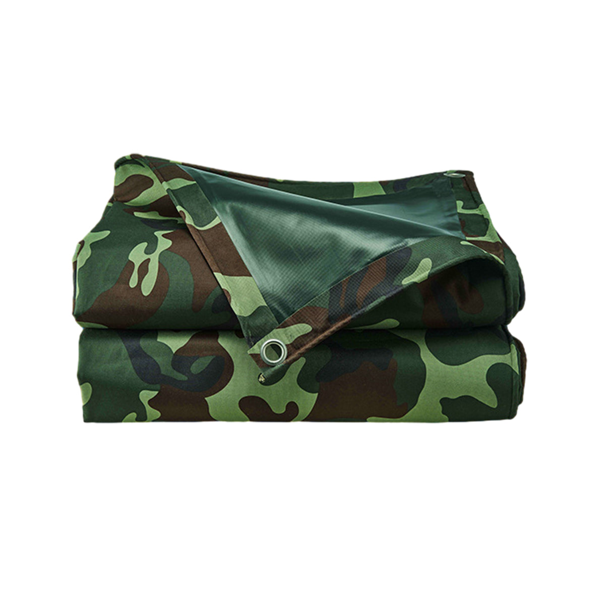 Camouflage Tarpaulin Tarp Cover Outdoor Rainproof Ground Sheet Heavy - 3x3m V528-TARPAULIN-3M-3M-228636