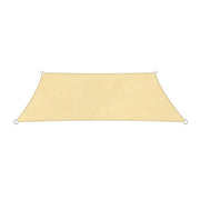 Outdoor Breathable Shade Sail Canopy Triangle Square Patio Garden Sun Shade - 2*4m(Rectangular) V528-TARPAULIN-YELLOW-2-4-611029