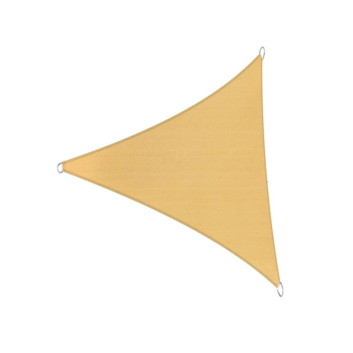 Outdoor Breathable Shade Sail Canopy Triangle Square Patio Garden Sun Shade - 3*6m(Rectangular) V528-TARPAULIN-YELLOW-3-6-910462