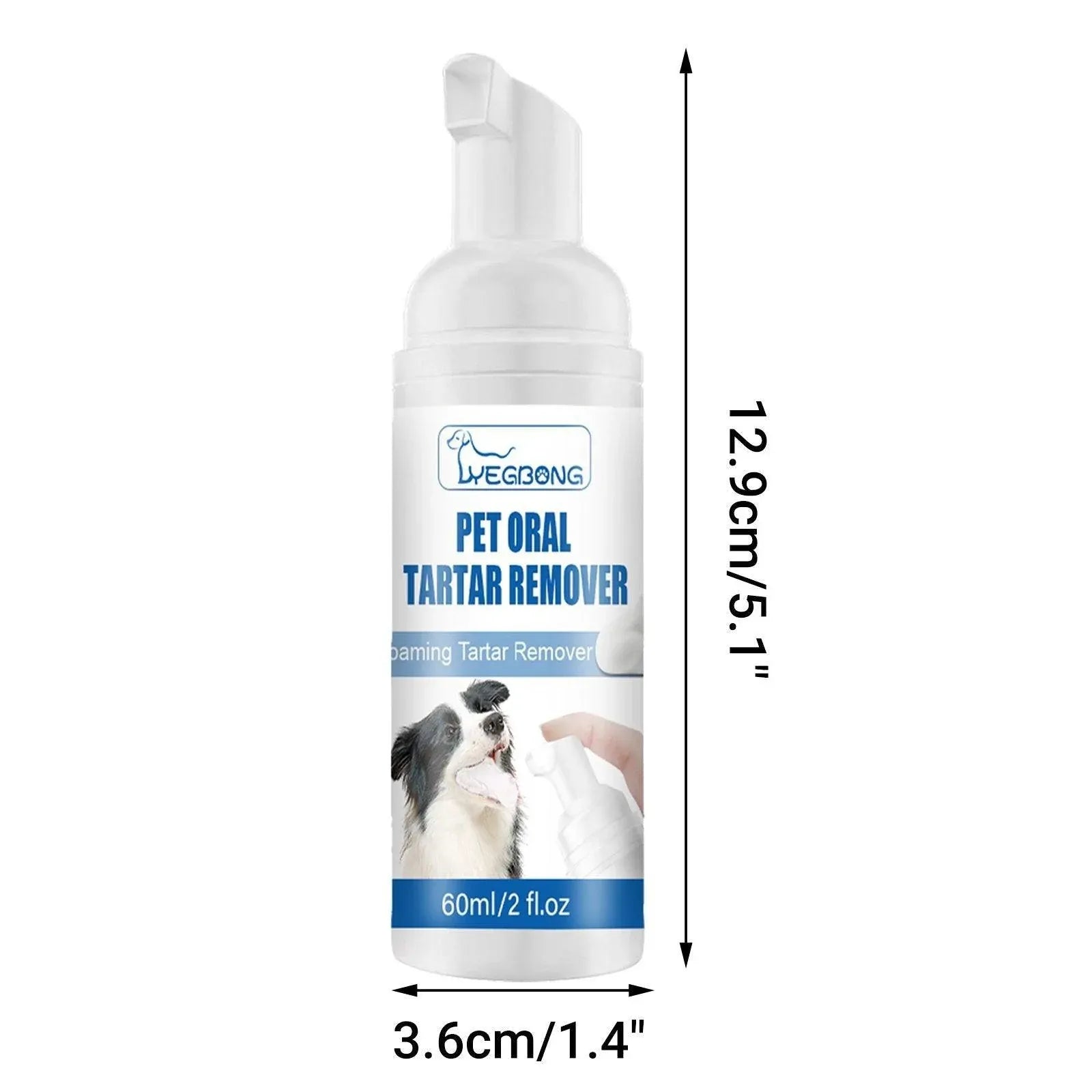 Pet Tartar Remover for Yellow Teeth Bad Breath Cleaning Foam Oral Care Cleaner V528-TARTAR-REMOVER-384111