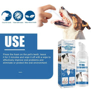 Pet Tartar Remover for Yellow Teeth Bad Breath Cleaning Foam Oral Care Cleaner V528-TARTAR-REMOVER-384111