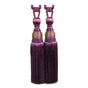 1pair Curtain Tiebacks Hanging Balls Tassel Rope Decorative Curtain Holders - Purple V528-TASSEL-BALL-2PCS-PURPLE-867725